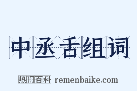 中丞舌组词是什么意思的图片